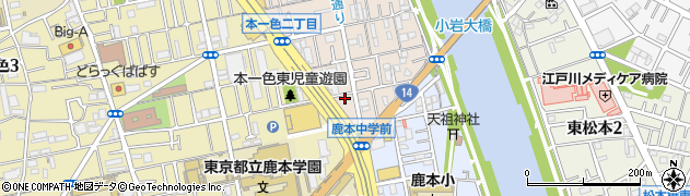 東京都江戸川区興宮町1-6周辺の地図