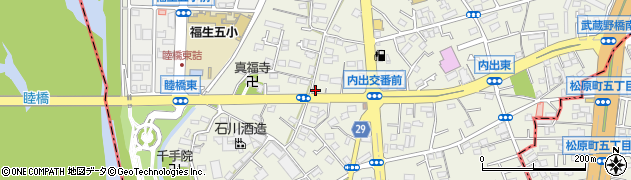 東京都福生市熊川347周辺の地図