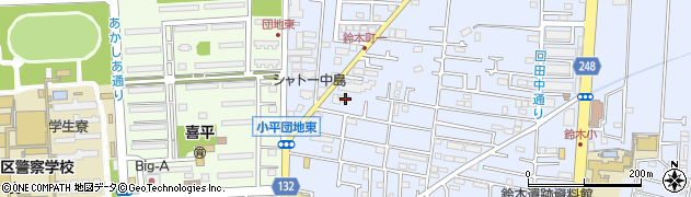 東京都小平市回田町61-1周辺の地図
