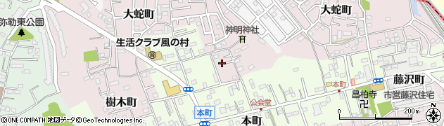 千葉県佐倉市大蛇町573周辺の地図