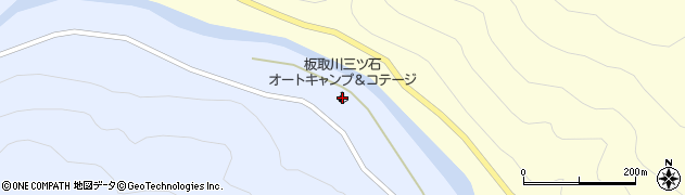 板取川三ツ石オートキャンプ＆コテージ周辺の地図
