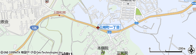 三崎周辺の地図