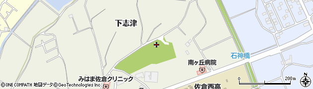 千葉県佐倉市下志津207周辺の地図