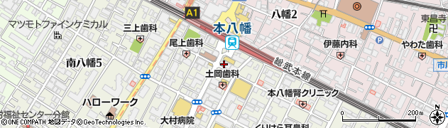 高中医院周辺の地図