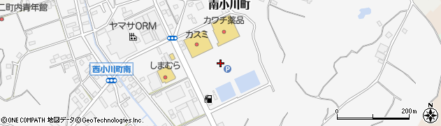 フードスクエアカスミ南小川店駐車場周辺の地図