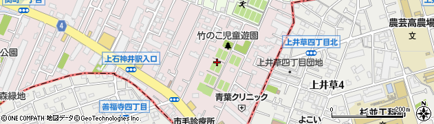 東京都練馬区関町南1丁目周辺の地図