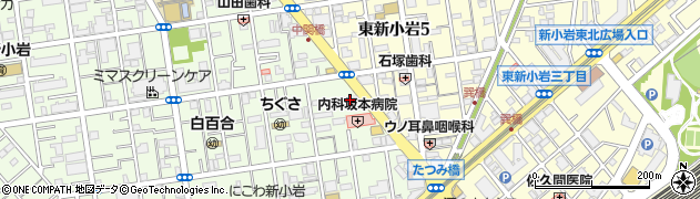 きらぼし銀行新小岩支店周辺の地図