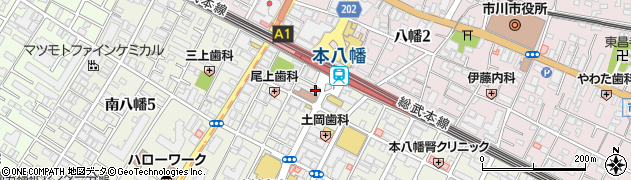 大成有楽不動産販売株式会社本八幡営業所周辺の地図