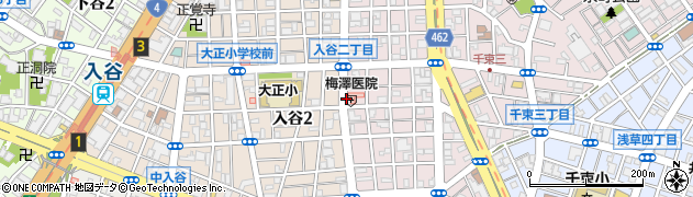 梅澤医院周辺の地図