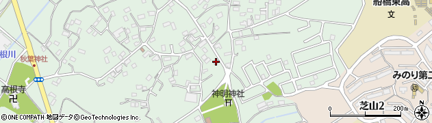 千葉県船橋市高根町1277-1周辺の地図