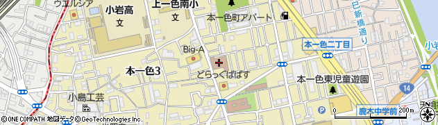 江戸川区　みんなの家周辺の地図