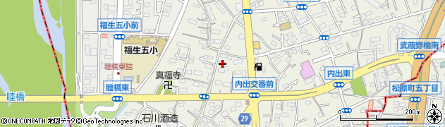 東京都福生市熊川342周辺の地図