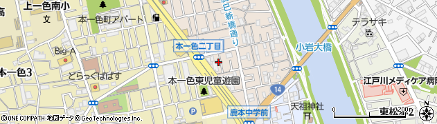 東京都江戸川区興宮町3周辺の地図