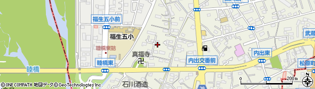 東京都福生市熊川317周辺の地図