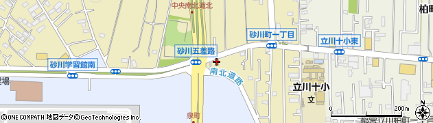 満北亭昭和公園北店周辺の地図