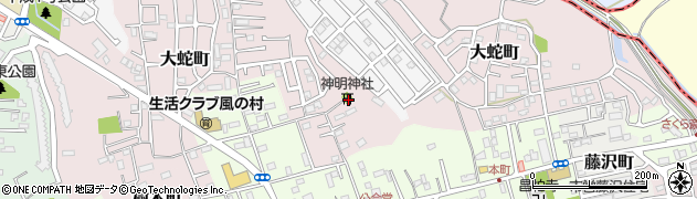 千葉県佐倉市大蛇町578周辺の地図
