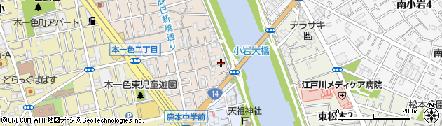 東京都江戸川区興宮町30-11周辺の地図