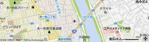 東京都江戸川区興宮町30-12周辺の地図