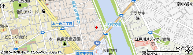 東京都江戸川区興宮町30-8周辺の地図