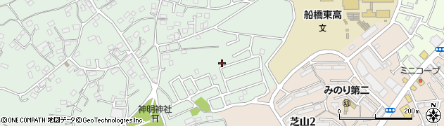 千葉県船橋市高根町631-4周辺の地図