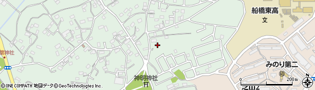 千葉県船橋市高根町724周辺の地図