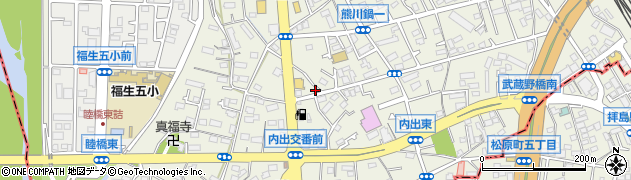 東京都福生市熊川356周辺の地図