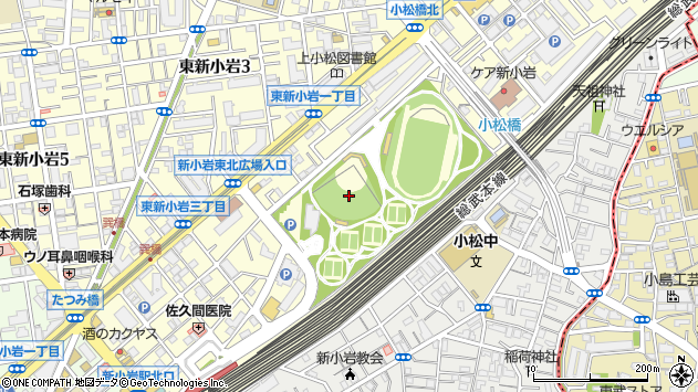 〒124-0023 東京都葛飾区東新小岩の地図