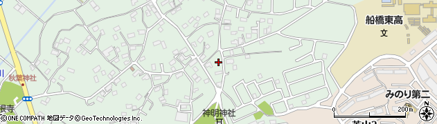 千葉県船橋市高根町1257周辺の地図