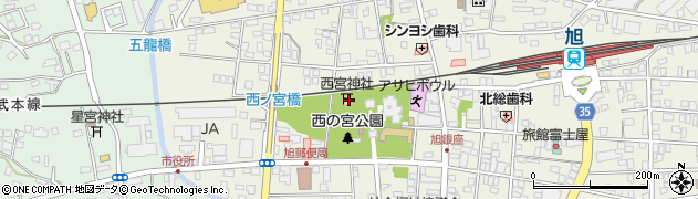 西の宮神社周辺の地図