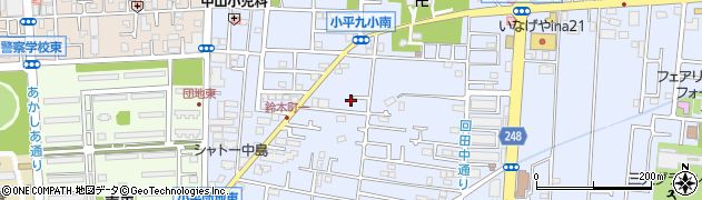 東京都小平市回田町18周辺の地図