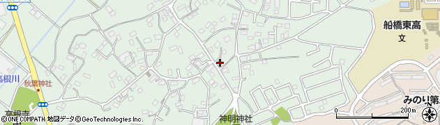 千葉県船橋市高根町1251周辺の地図