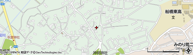 千葉県船橋市高根町1251-1周辺の地図