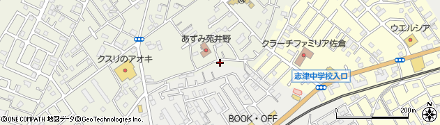 千葉県佐倉市井野1339周辺の地図