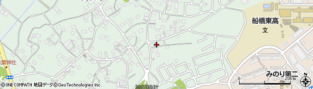 千葉県船橋市高根町726周辺の地図