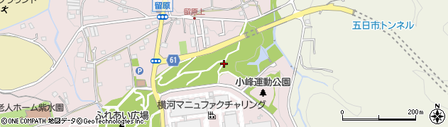 東京都あきる野市小峰台周辺の地図