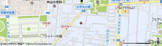 東京都小平市回田町18-23周辺の地図