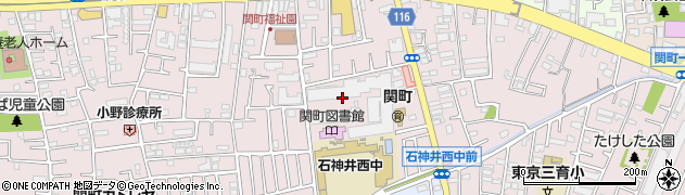 東京都練馬区関町南周辺の地図