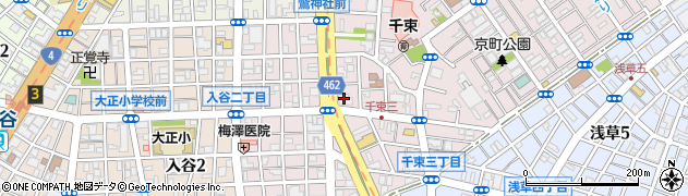 東京都台東区千束3丁目16周辺の地図