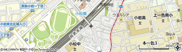 小松橋児童遊園周辺の地図