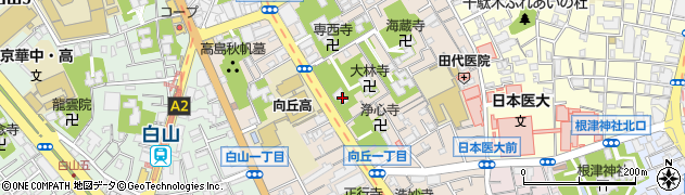 長元寺周辺の地図