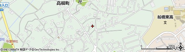 千葉県船橋市高根町1240周辺の地図