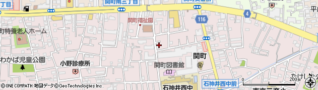 東京都練馬区関町南3丁目周辺の地図