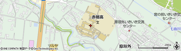 赤穂高等学校　同窓会事務局周辺の地図