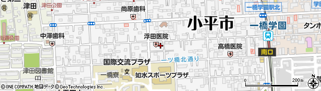 東京都小平市学園西町周辺の地図