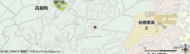 千葉県船橋市高根町1179周辺の地図