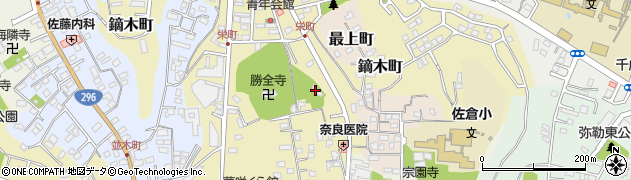 佐倉プラザホテル周辺の地図