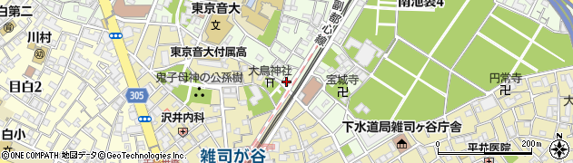 ファミリーマート豊島南池袋三丁目店周辺の地図