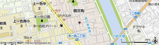 東京都江戸川区興宮町7-1周辺の地図