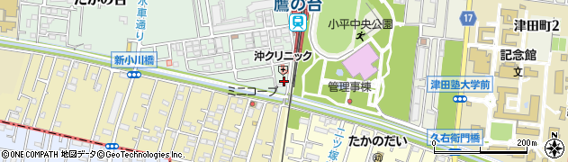 東京都小平市たかの台43周辺の地図