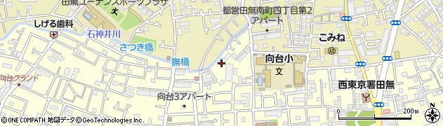 西東京市　向台学童クラブ周辺の地図